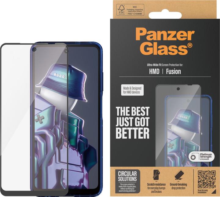 Immagine prodotto PanzerGlass Vestibilità ultra-ampia (1 Pezzo/i, HMD Fusion)