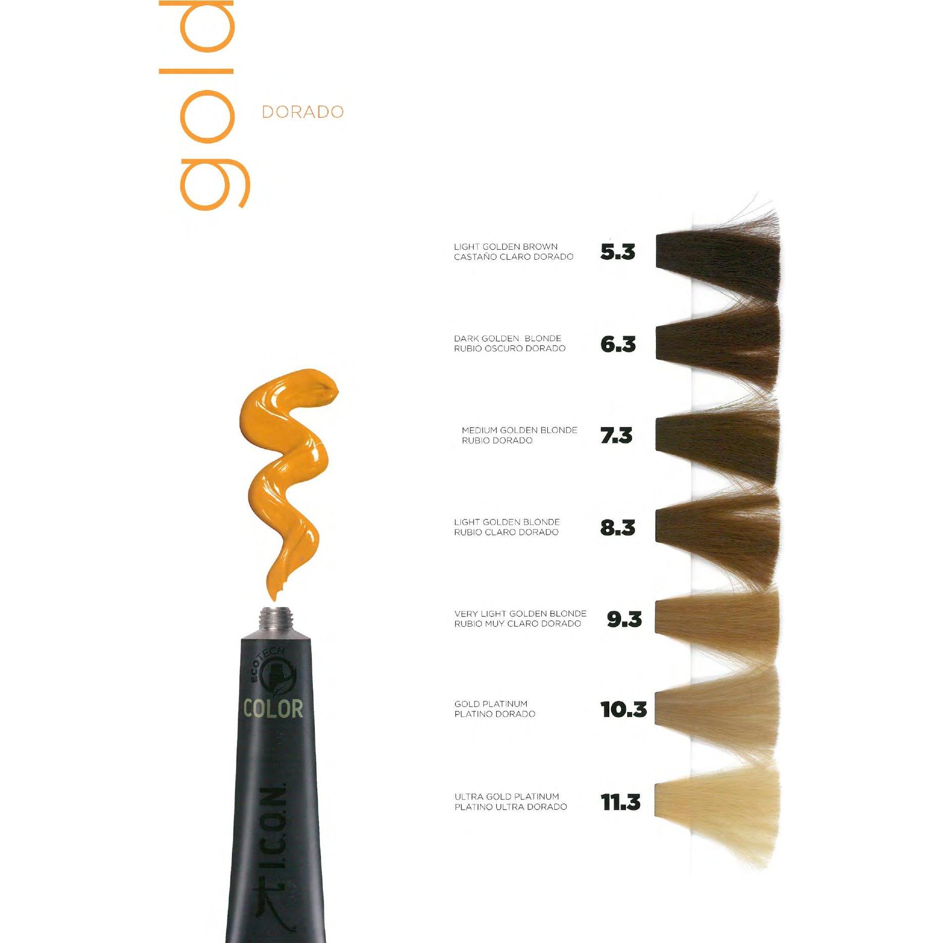 Thumbnail - I.C.O.N., Haarfarbe, ECOTECH COLOR natural color #7.3 medium golden blonde 60 ml (7.3)