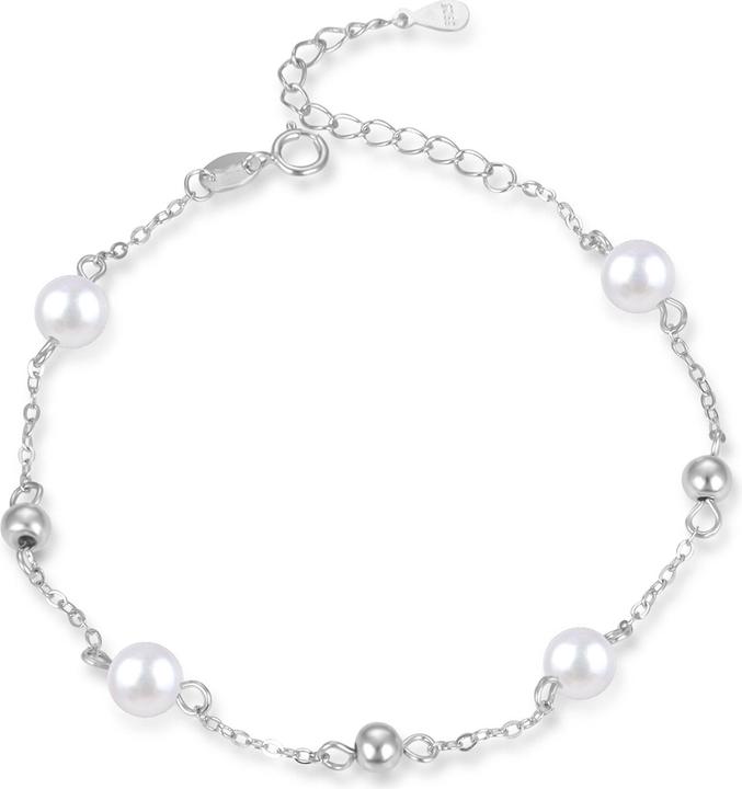Immagine prodotto Agato Elegante bracciale in argento con perle AGB759/21P (Argento)