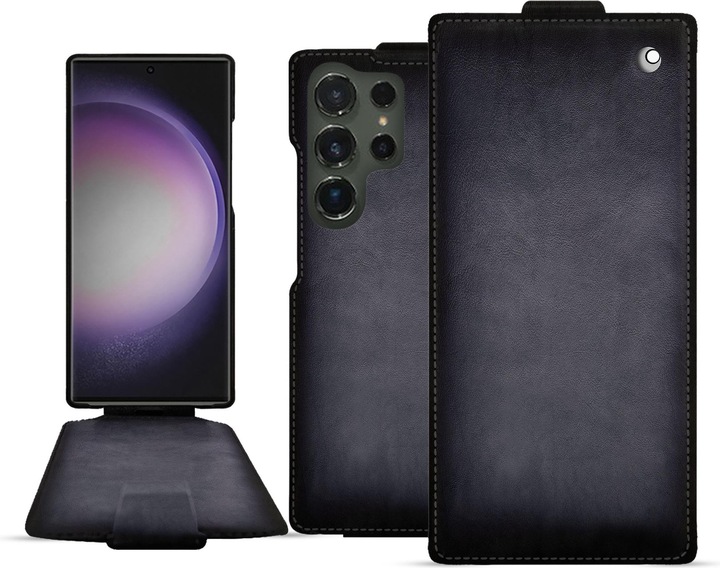 Actual product image Noreve Vertical leather shell (Samsung Galaxy S24 Ultra)