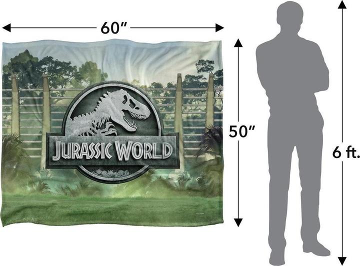 Image du produit Jurassic World - Couverture (152 x 127 cm)