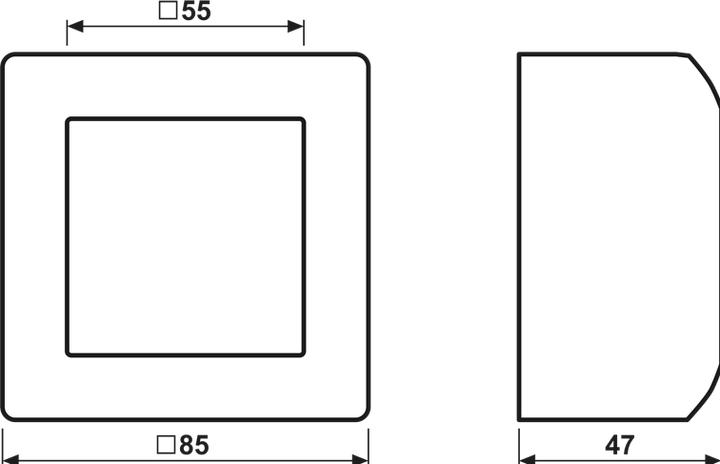 Image du produit JUNG Boîtier AP 1f cst alu AS/A / AS 500 AS581AAL