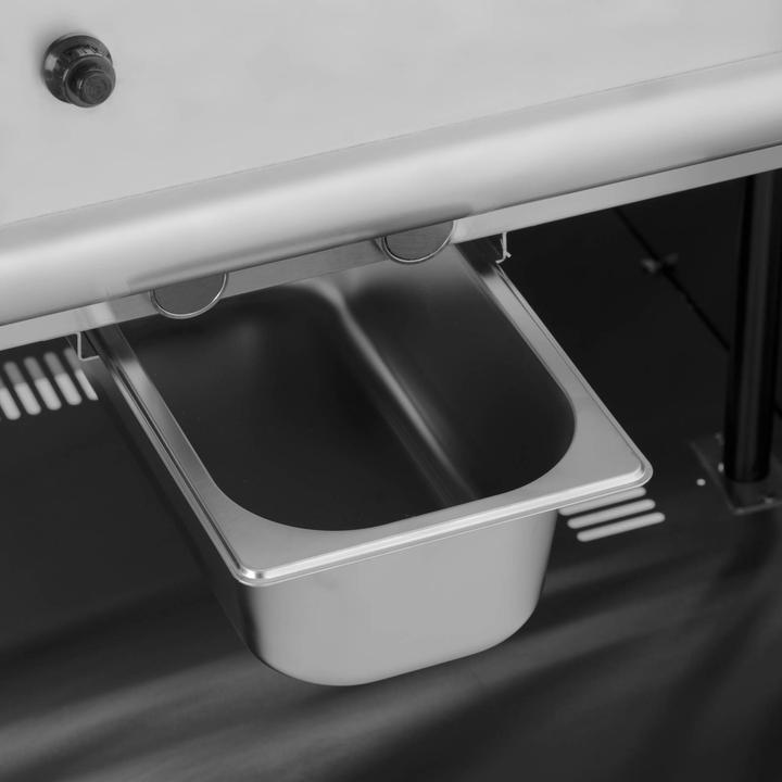 Produktbild Royal Catering Gas-Grillplatte Unterschrank 12 kW glatt Propan/LPG/Erdgas bis 300 °C Edelstahl