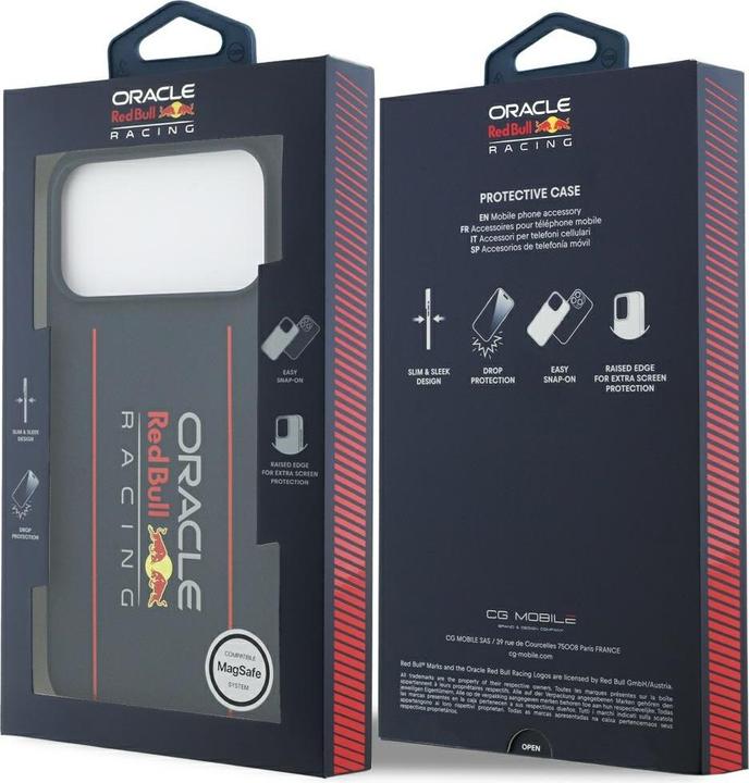 Produktbild Red Bull Silicone Oversize Vertical Logo MagSafe Case for iPhone 17 Pro Max Navy Blue (Apple iPhone 17 Pro Max)