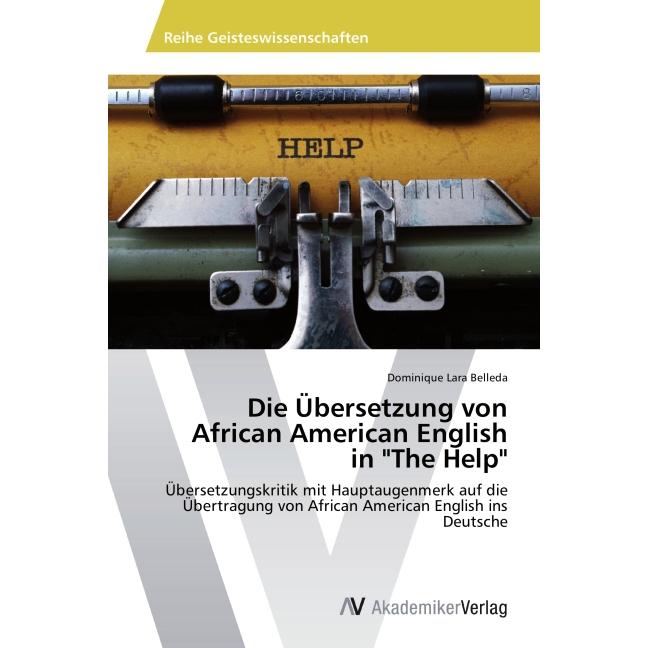 Die Übersetzung von African American English in "The Help, Fachbücher
