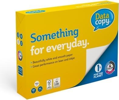 Data Copy Papier à copier 80g A4 avec 4 trous 500 feuilles/paquet - (500 feuilles par paquet) (80 g/m², A4)