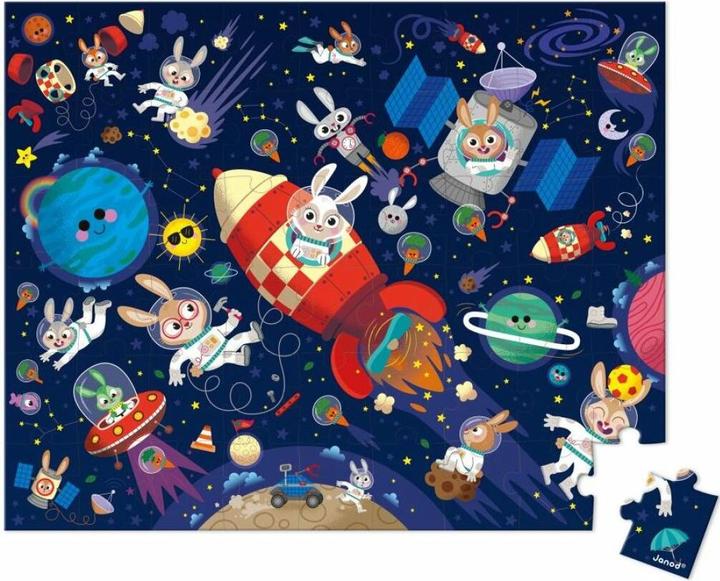 Produktbild Janod Puzzle Rakete (54 Teile)