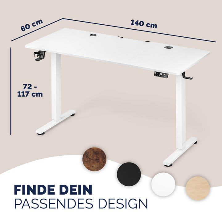 Produktbild Casaria Höhenverstellbarer Schreibtisch