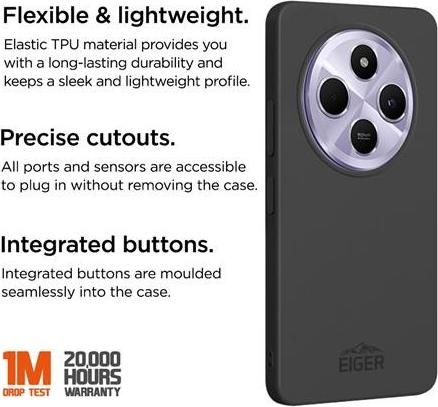 Image du produit Eiger Grip Case (Xiaomi Redmi 14C, Xiaomi Poco C75)