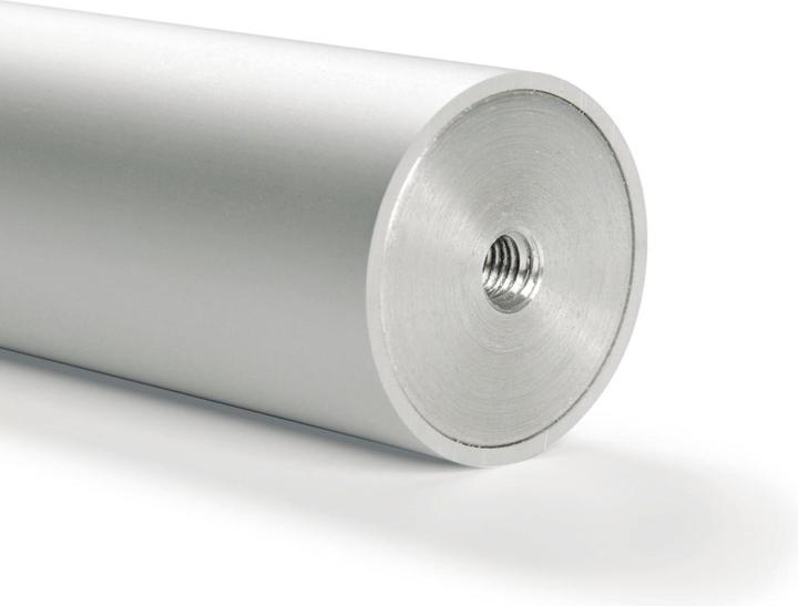 Ultradex Aluminium standpipe anodised Height 1800mm 40x2mm silver