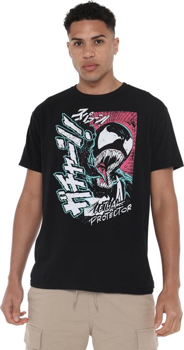 Actual product image Venom Mens Lethal Protector Anime T-Shirt (S)