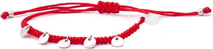 Immagine prodotto Beneto Bracciale cabala rosso con ciondoli AGB556 (L)