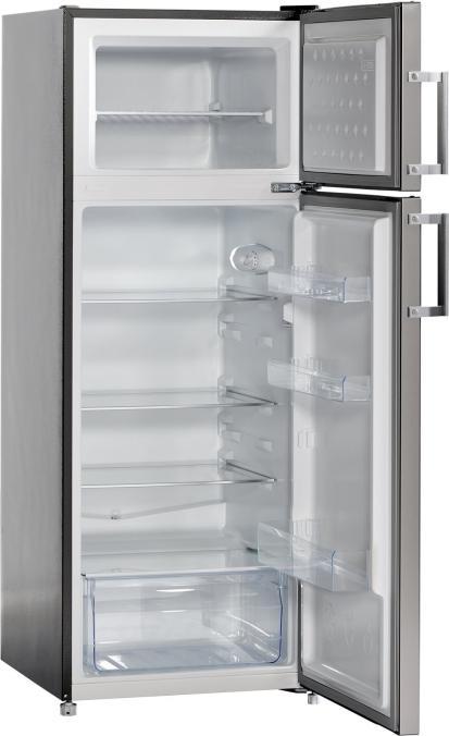 Actual product image Scandomestic CBF211XD American fridge, steel (Stand-alone, 271 l)