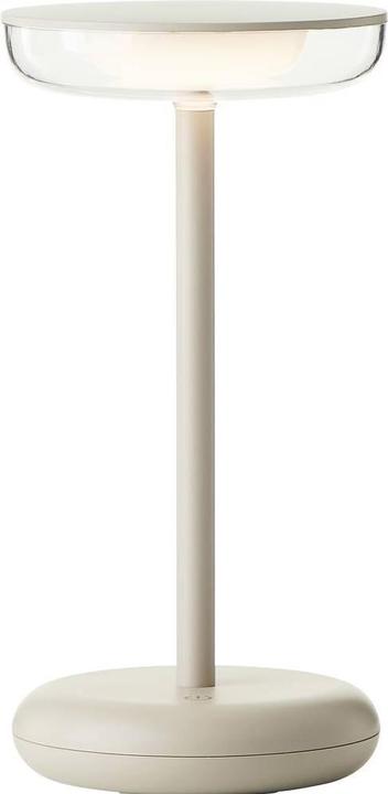 Brelight G40950A20 Nevio rechargeable table lamp 2 W warm white taupe (200 lm)