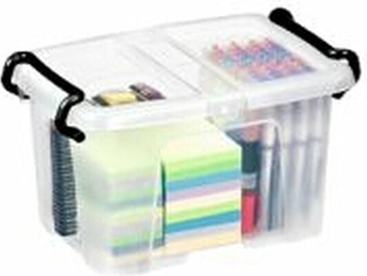 Produktbild Cep Smart Box HW60 Aufbewahrungsbox anklemmbare Tragegriffe 6 Liter transparent (22.40 cm, 6 l, 1x)