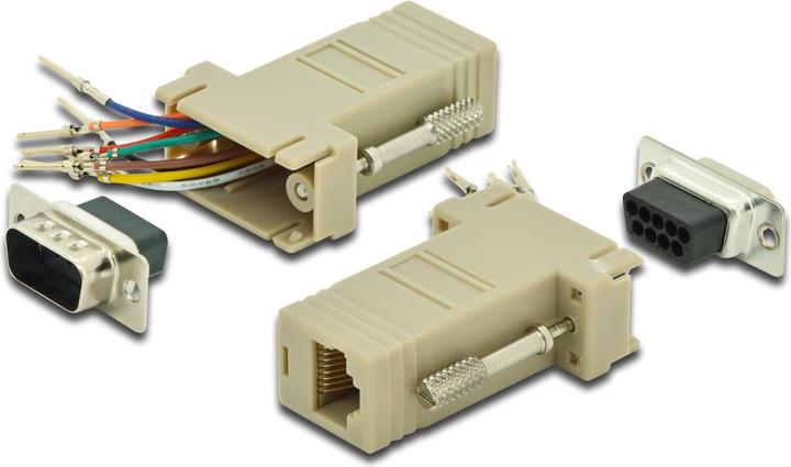 Produktbild Digitus Adapter, DB9,modular DB9m (0.09 m)