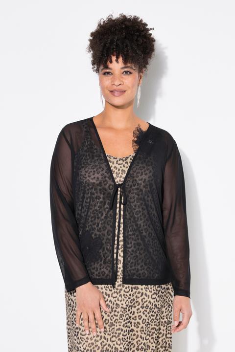 Produktbild Miamoda Mesh-Jacke, A-Linie, Bindeband (46)