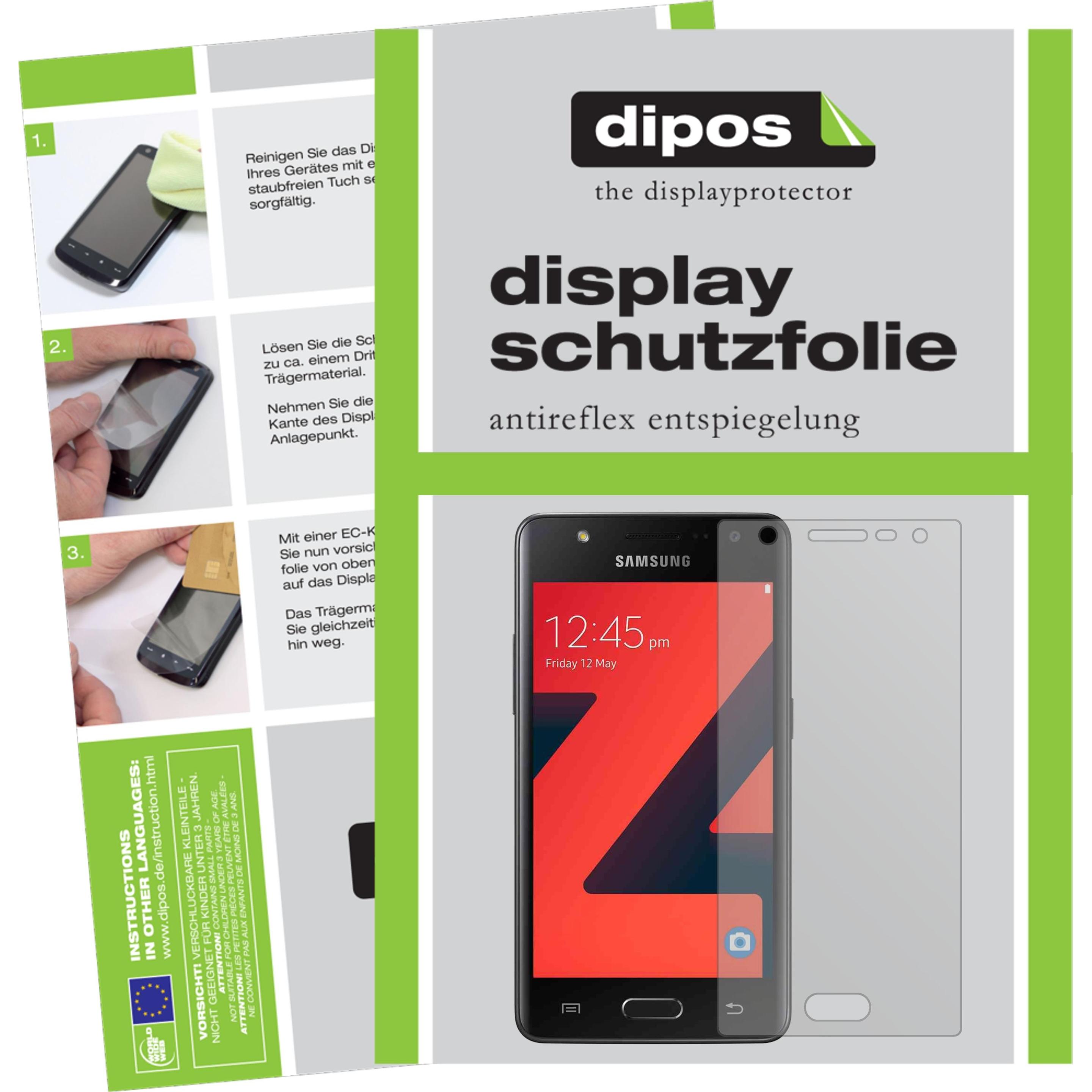 Dipos Displayschutzfolie Antireflex (2 Stück, Samsung Z4), Smartphone Schutzfolie, Transparent