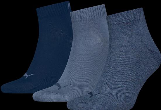 Actual product image Puma Quarter Plain 3p Unisex (pack of 3, 47, 49)