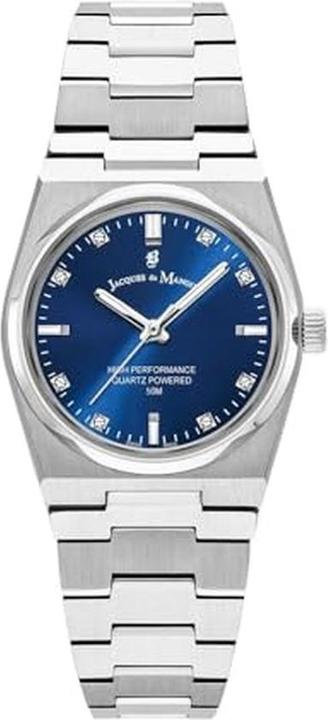 Jacques du Manoir Timeless Elegant Analog Watch with Stainless Steel Bracelet (Analogue wristwatch, 31 mm)