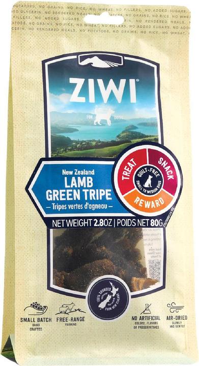 Actual product image Ziwi Treats Lamb Green Tripe (Adult, 1 pcs., 80 g)