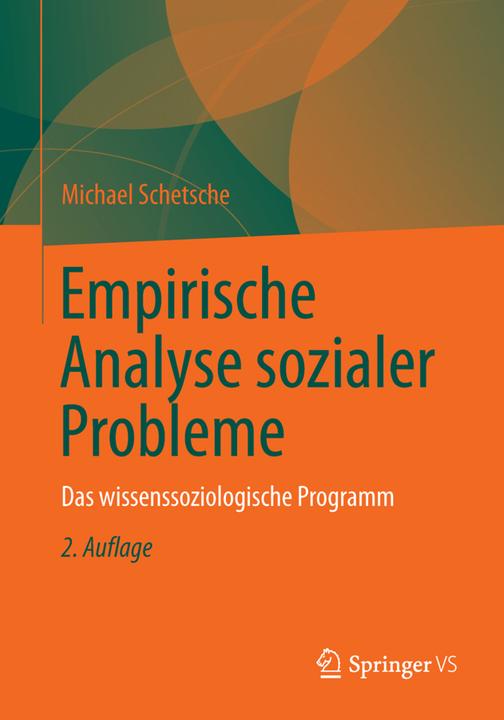 Produktbild Empirische Analyse sozialer Probleme (Deutsch, Michael Schetsche, 2013)