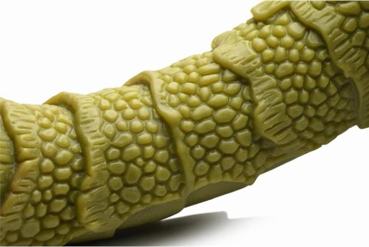 Actual product image Creature Cocks Swamp Monster Scaly Silicone Dildo - Black