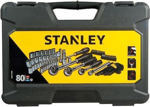 Actual product image Stanley Sockets 80 pcs. set STHT0-73930 (10 mm, 22 mm, 3 mm, 3.5 mm, 4 mm, 5 mm, 5.5 mm, 6 mm, 7 mm, 8 mm)