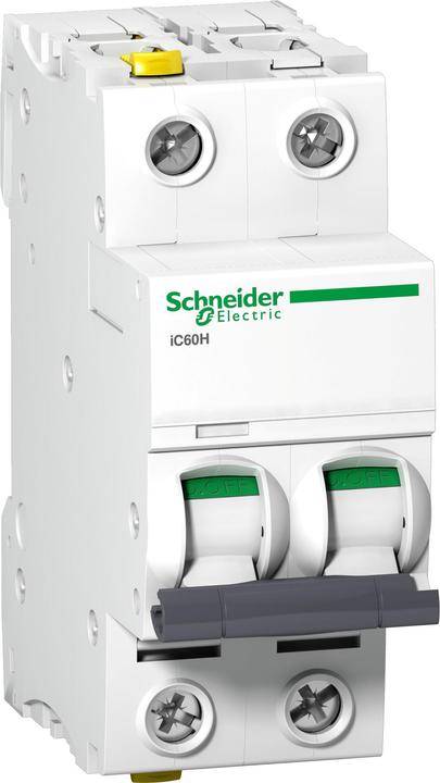Schneider Electric Acti9 iC60H MCB 2-polig 2A Curve C