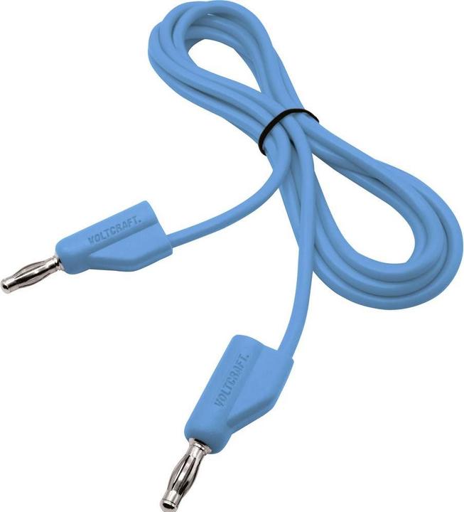 Actual product image Voltcraft Highly flexible test leads SET 1.5 m 30 V/AC, 60 V/DC 10 A