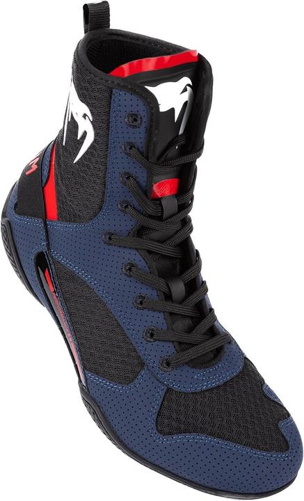 Immagine prodotto Venum Uniseks Elite boksschoenen, marineblauw/zwart/rood, 48 EU, Marineblauw zwart rood, 48 EU (48)