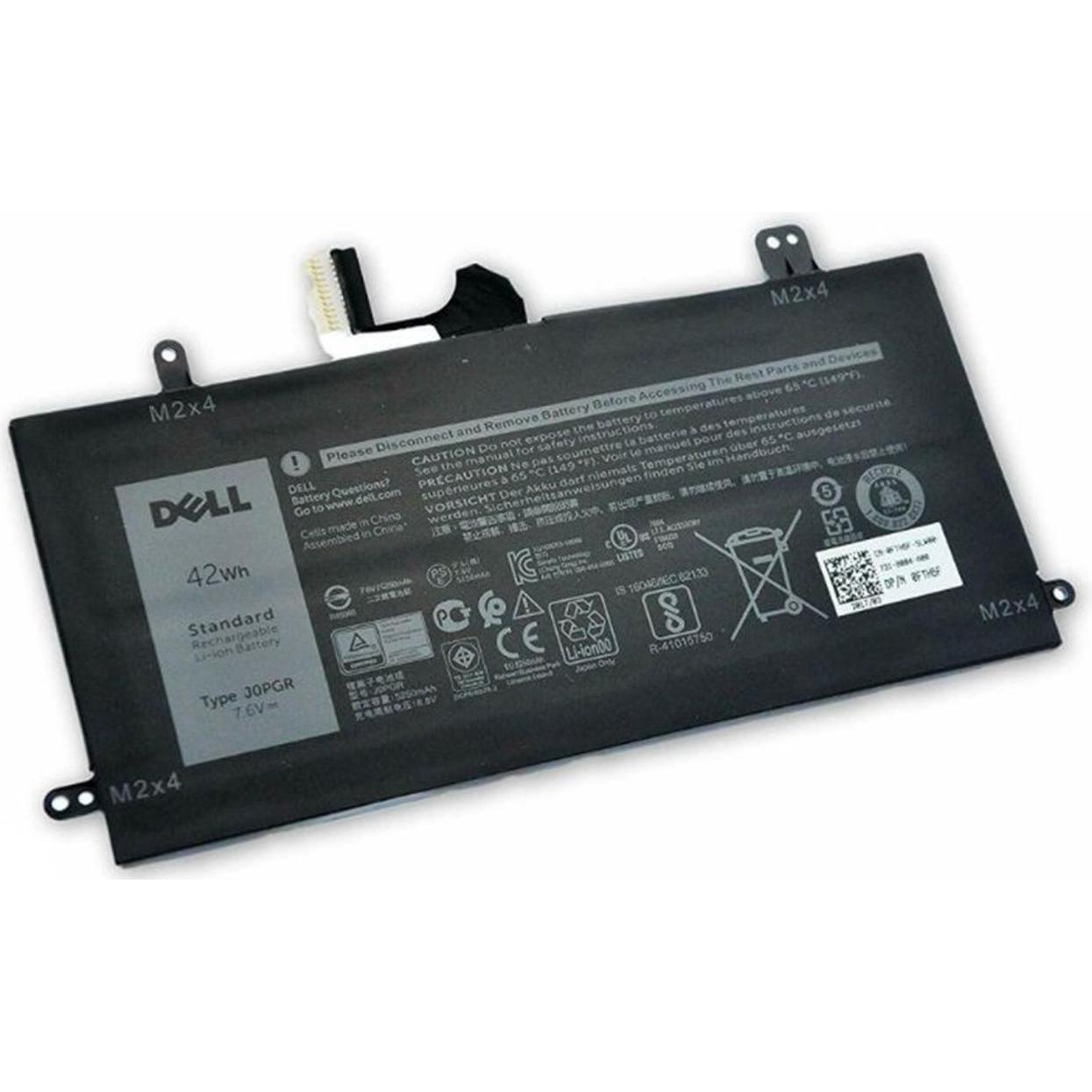 Dell Batterie BTRY PRI 42WHR 4C LGC (4 Zellen, 5250 mAh), Notebook Akku, Schwarz