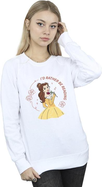 Immagine prodotto Disney Felpa La Bella e la Bestia I'd Rather Be Reading (L)
