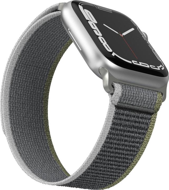 Actual product image Vonmählen Armband Trekking Loop Apple Watch 42/44/45/49 mm Green/Gray (Nylon)