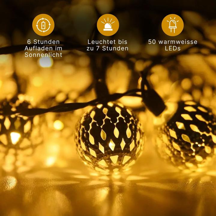 Produktbild Hermex LED Solar Lichterkette (9.30 m)