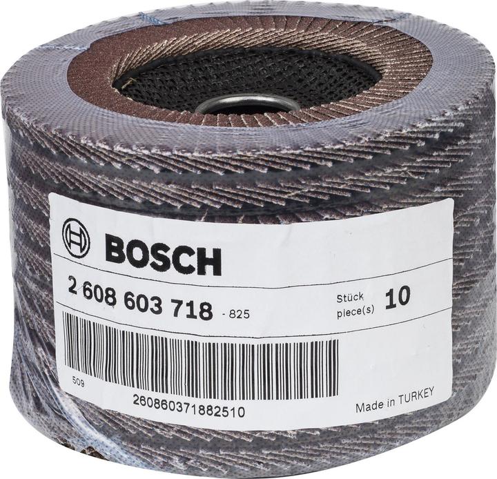 Actual product image Bosch Professional Zubehör Flap disc X431. Standard for Metal 125 x 22.23 mm. 80 (80)
