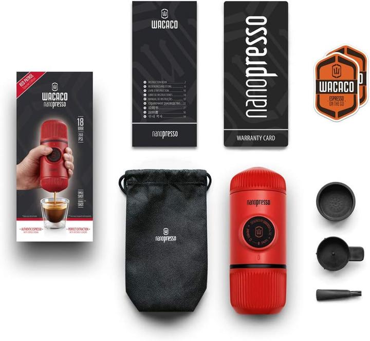 Immagine prodotto Wacaco Tragbare Espressomaschine Nanopresso (0.08 l)