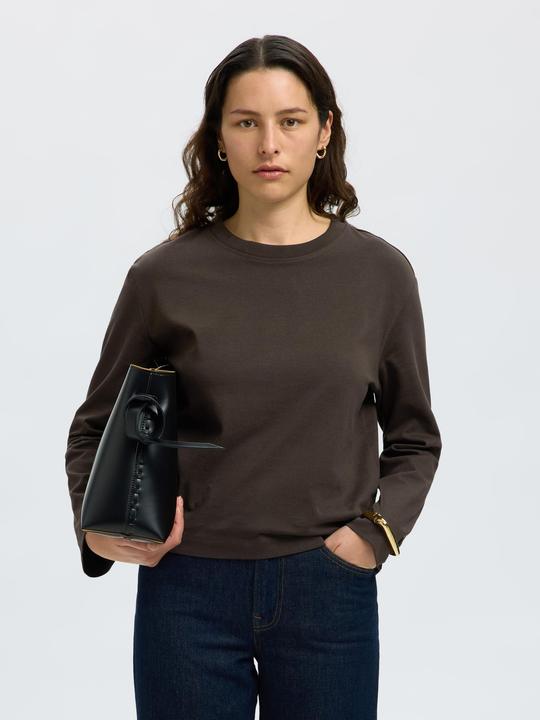Produktbild Selected Femme Langärmeliges Boxy T-Shirt (L)