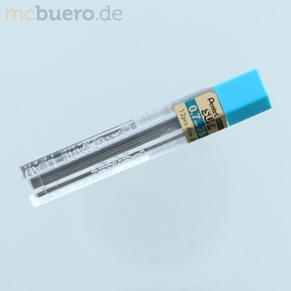 Actual product image Pentel Hi-Polymer Super (0.70 mm, 2B, 12 x)