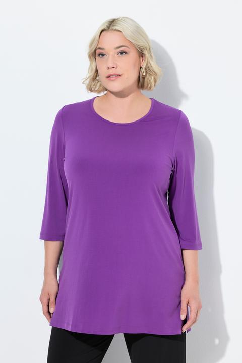 Actual product image Ulla Popken Matte Jersey Round Neck Tunic (50, 52)
