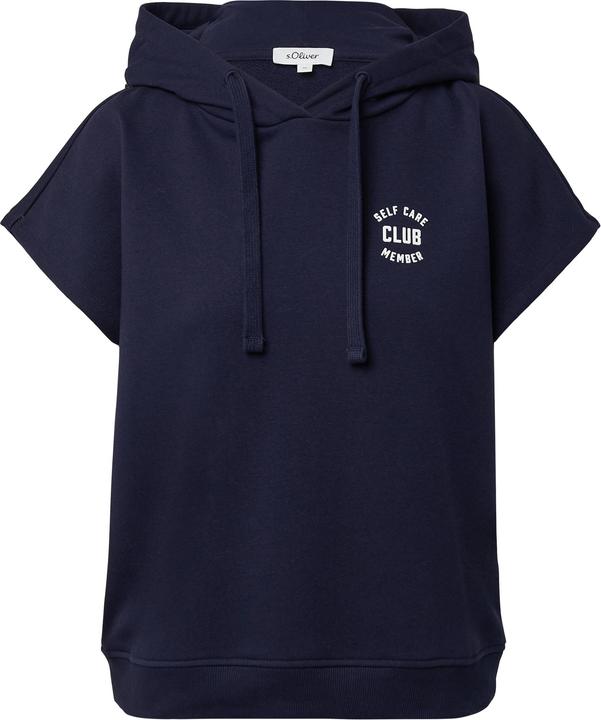 Produktbild s.Oliver Sweatshirt Sweatshirt mit Kapuze und überschnittenen Schultern (44)
