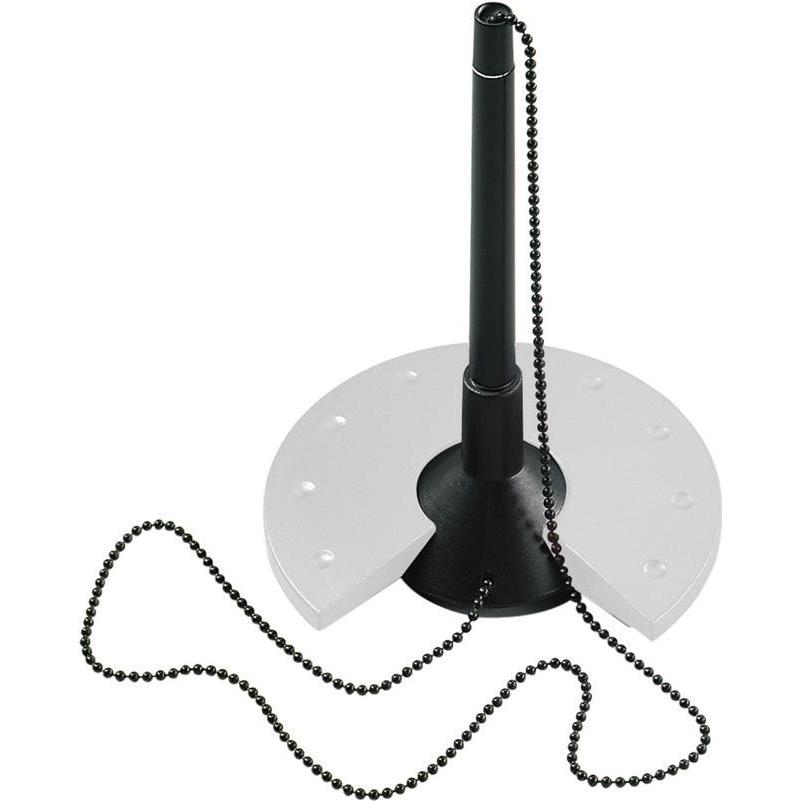 Helit, Schreibtisch Accessoire, Kugelschreiberständer Masse: 10,1 x 15 cm (Ø x H) Schreibfarbe: schwarz