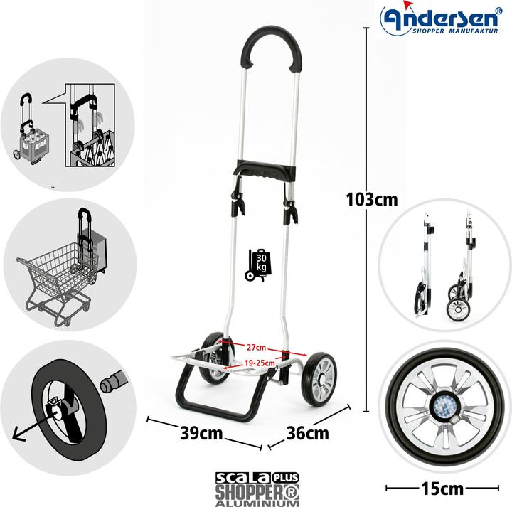 Produktbild Andersen Fahrgestell Scala Shopper Plus