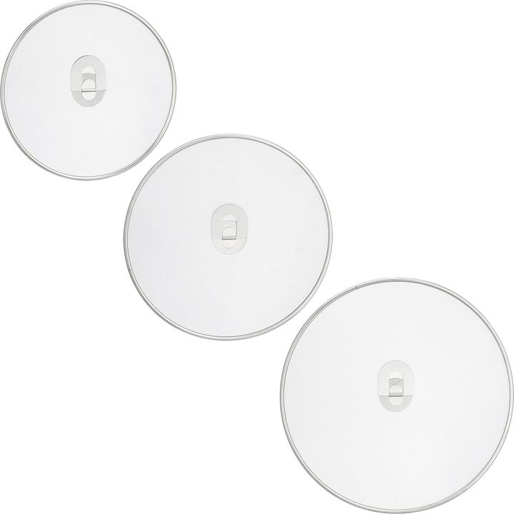 Immagine prodotto Relaxdays Set di paraspruzzi da 3 pezzi (33 cm, Metallo)