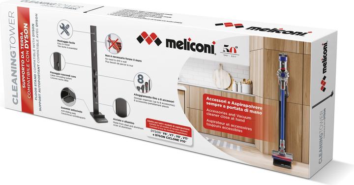 Produktbild Meliconi 655271 - Vloersteun voor stofzuiger - compatibel met Dyson, zwart