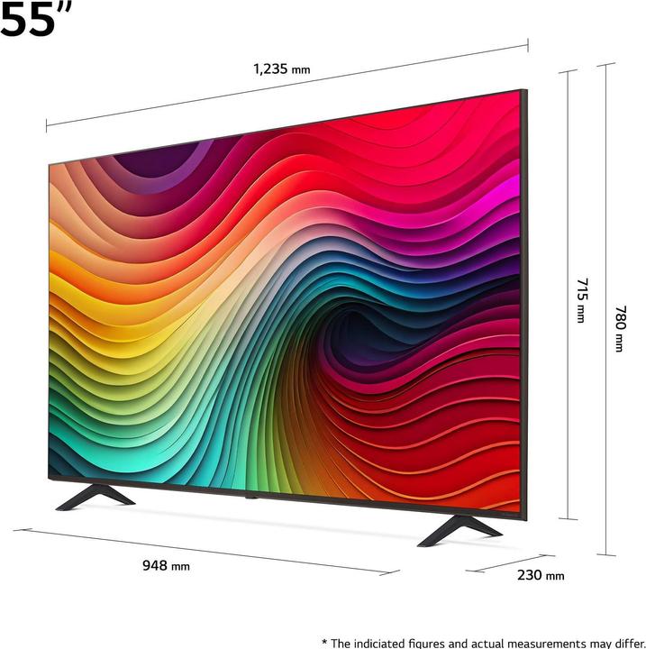 Immagine prodotto LG 55NANO82T6B (55", NANO82, Nano-Cell, LCD, 4K, 2024)