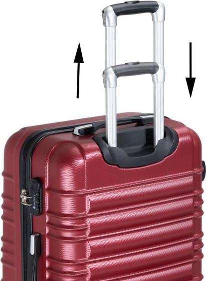 Actual product image Juskys Rome hard case set (120 l)