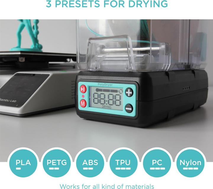 Actual product image Polymaker Polydryer Dry Rock (Stall)