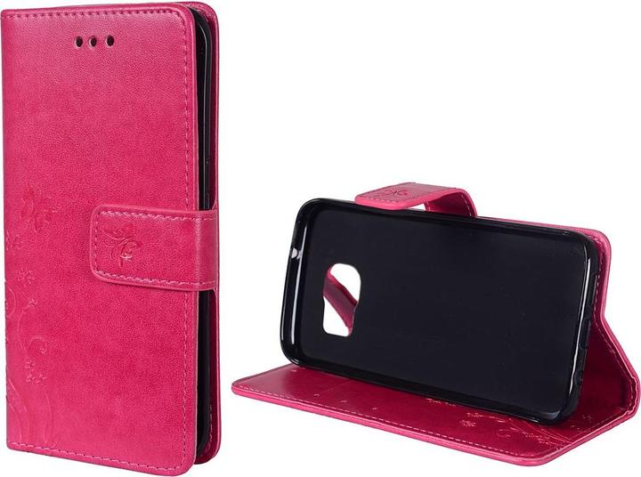 Produktbild König Design Schutz Handy Hülle für Samsung Galaxy S7 Edge Case Cover Tasche Wallet Etui Neu (Samsung Galaxy S7 Edge)