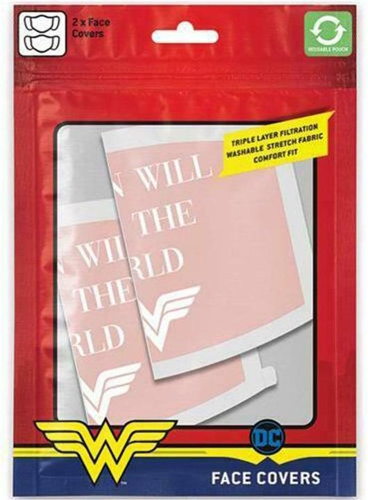 Produktbild Pyramid Wonder Woman: Mundschutz Save the World (2er Set) (2 x)